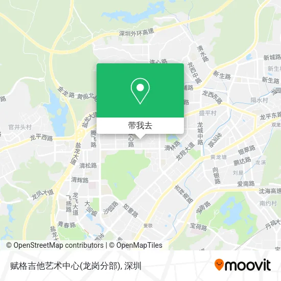 赋格吉他艺术中心(龙岗分部)地图