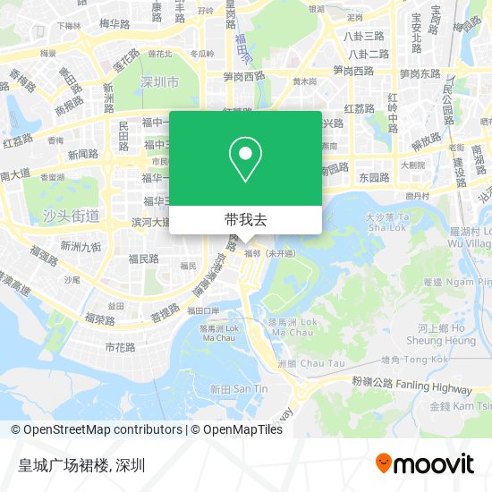 皇城广场裙楼地图