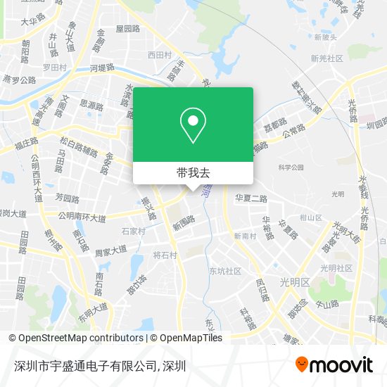 深圳市宇盛通电子有限公司地图