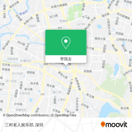 三村老人娱乐部地图