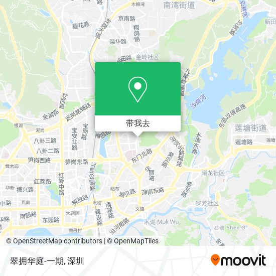 翠拥华庭-一期地图