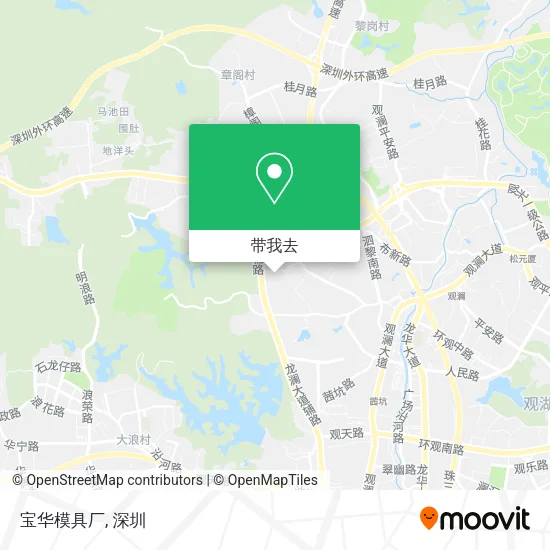 宝华模具厂地图