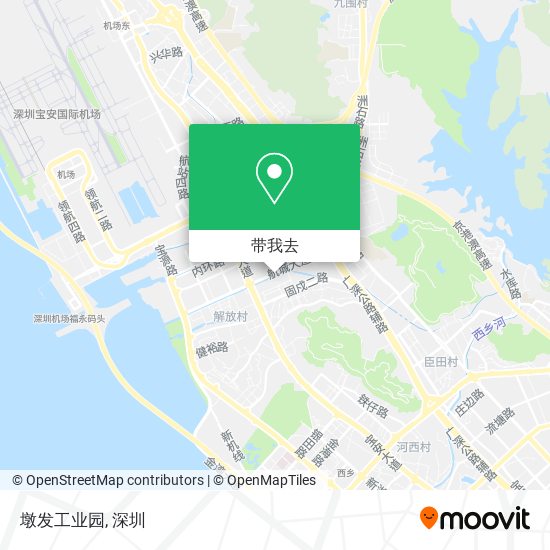 墩发工业园地图