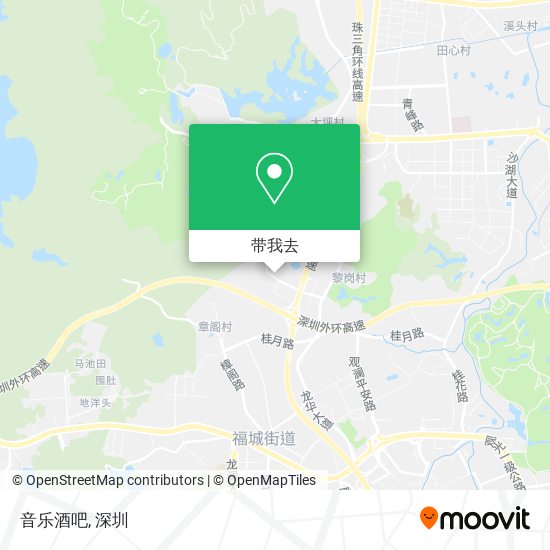 音乐酒吧地图