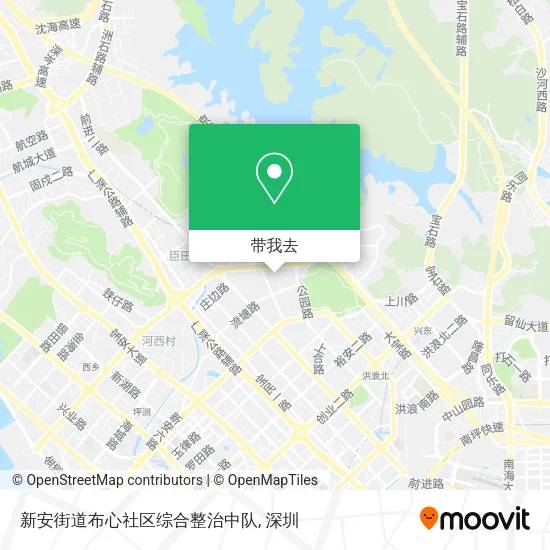 新安街道布心社区综合整治中队地图