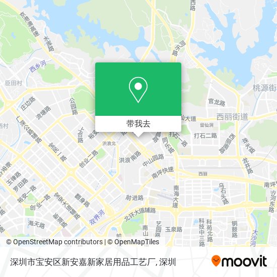 深圳市宝安区新安嘉新家居用品工艺厂地图