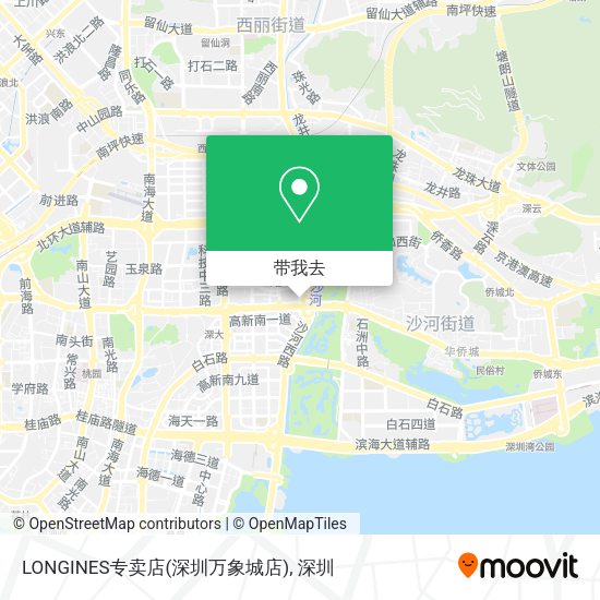 LONGINES专卖店(深圳万象城店)地图