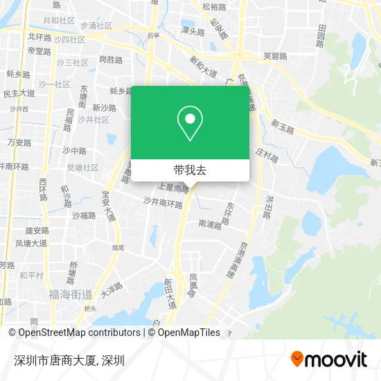 深圳市唐商大厦地图
