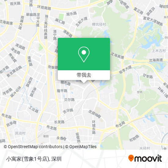 小寓家(雪象1号店)地图