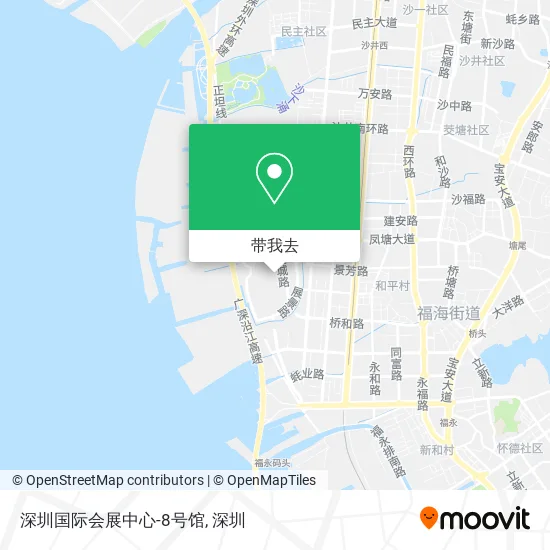 深圳国际会展中心-8号馆地图