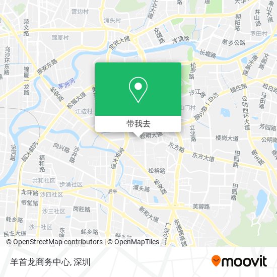羊首龙商务中心地图