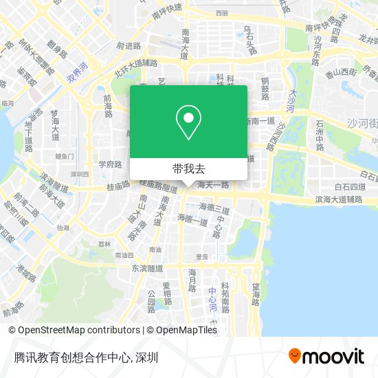 腾讯教育创想合作中心地图