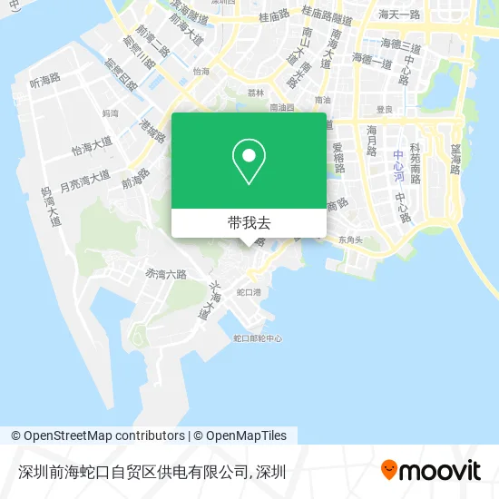 深圳前海蛇口自贸区供电有限公司地图