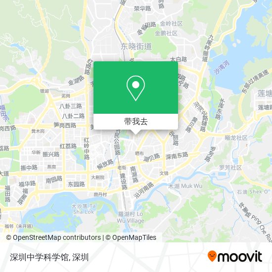 深圳中学科学馆地图