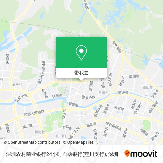 深圳农村商业银行24小时自助银行(燕川支行)地图
