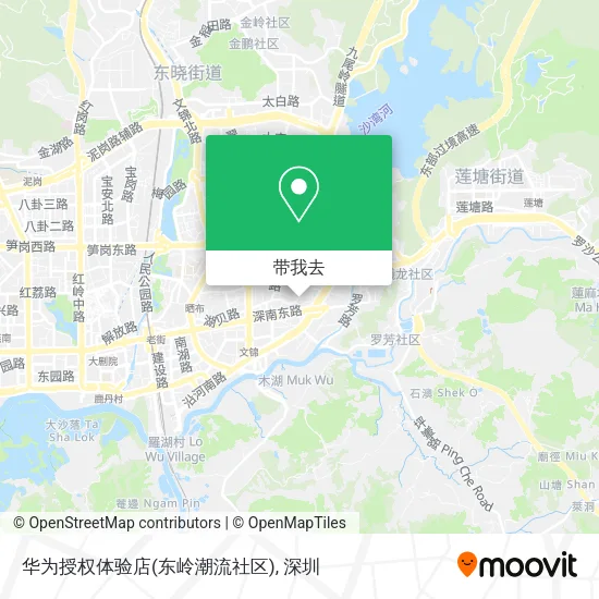 华为授权体验店(东岭潮流社区)地图