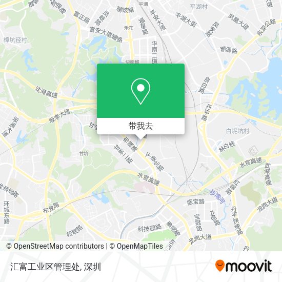 汇富工业区管理处地图