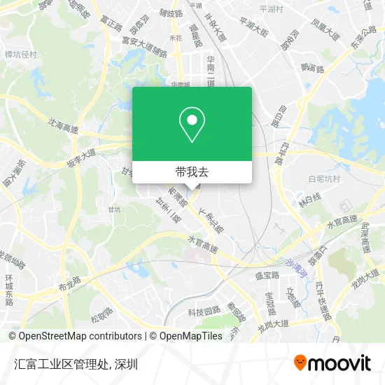 汇富工业区管理处地图
