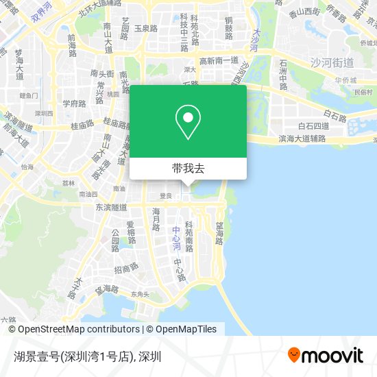 湖景壹号(深圳湾1号店)地图