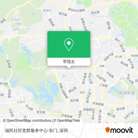 福民社区党群服务中心-东门地图
