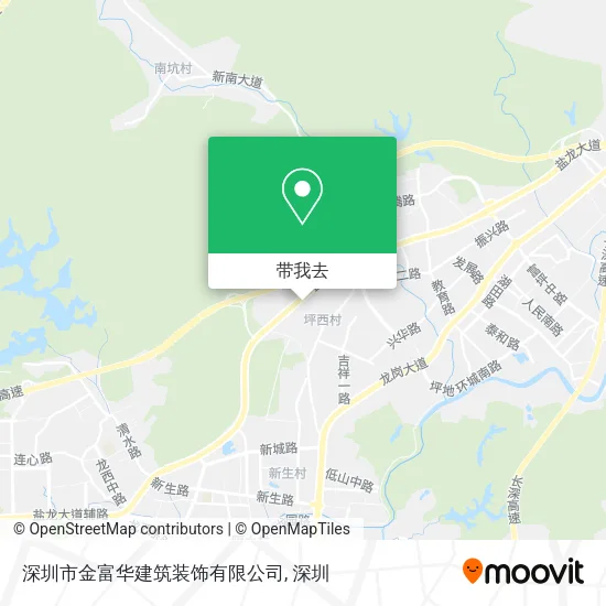 深圳市金富华建筑装饰有限公司地图