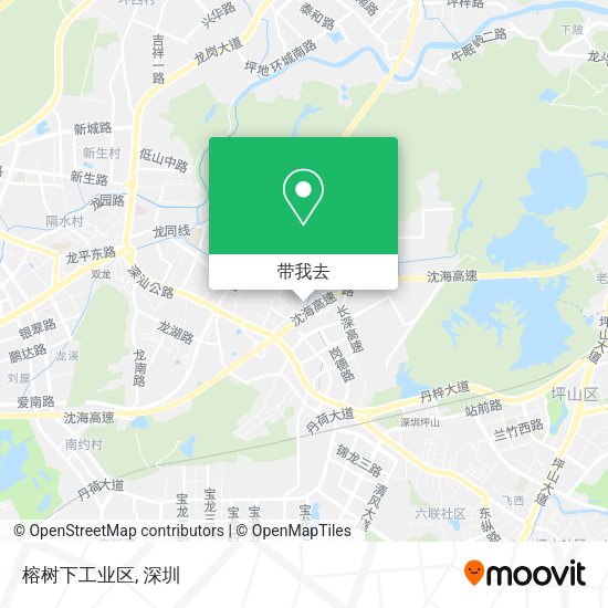榕树下工业区地图