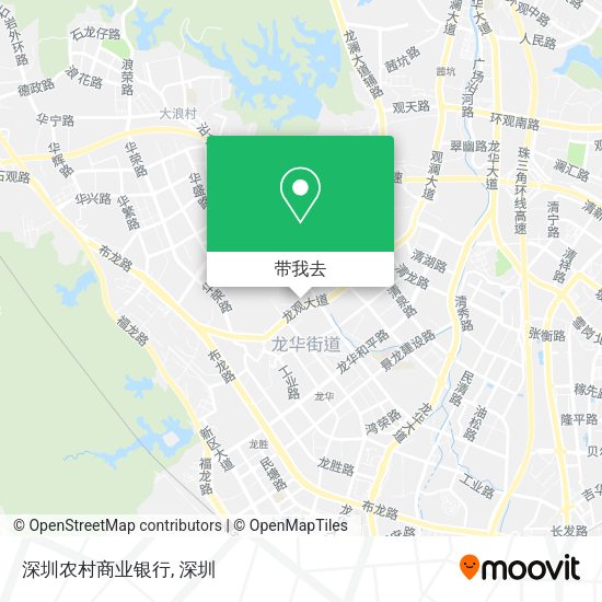 深圳农村商业银行地图