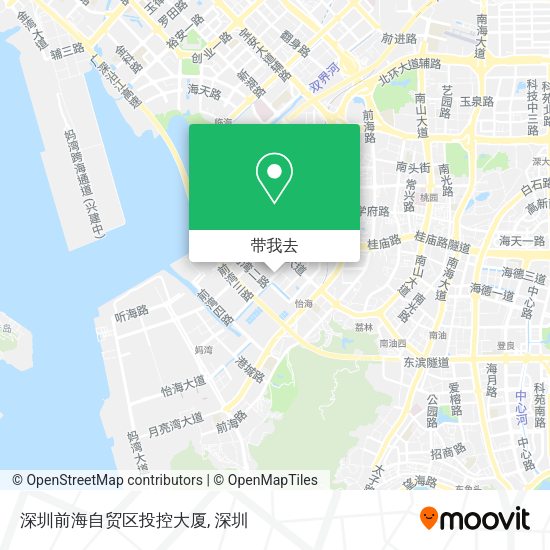 深圳前海自贸区投控大厦地图