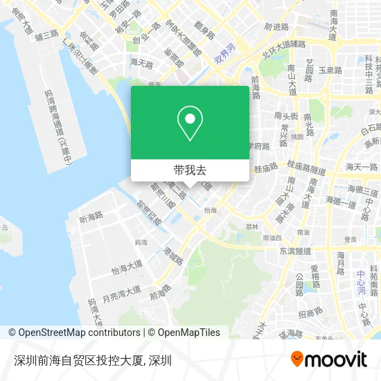 深圳前海自贸区投控大厦地图