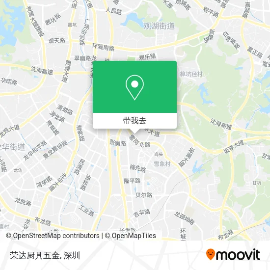 荣达厨具五金地图