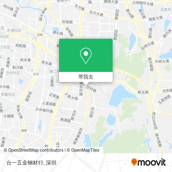 台一五金钢材行地图