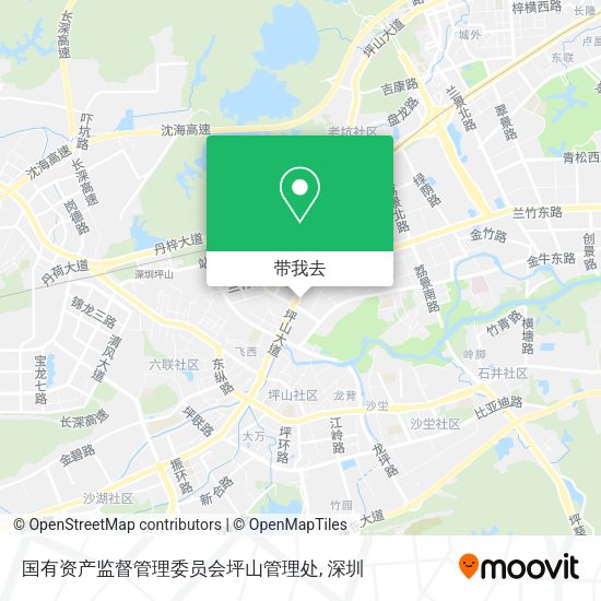 国有资产监督管理委员会坪山管理处地图