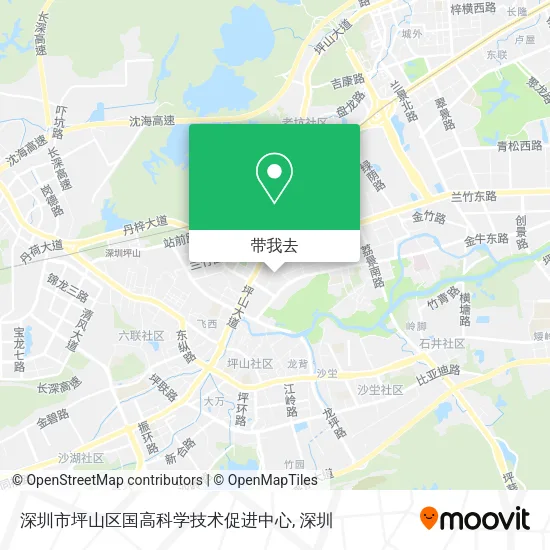 深圳市坪山区国高科学技术促进中心地图