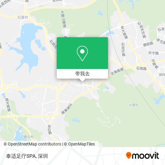 泰适足疗SPA地图