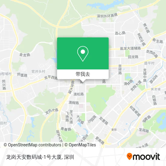 龙岗天安数码城-1号大厦地图