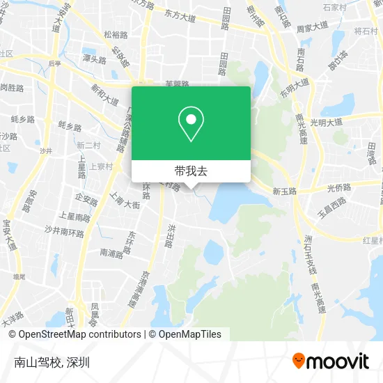 南山驾校地图