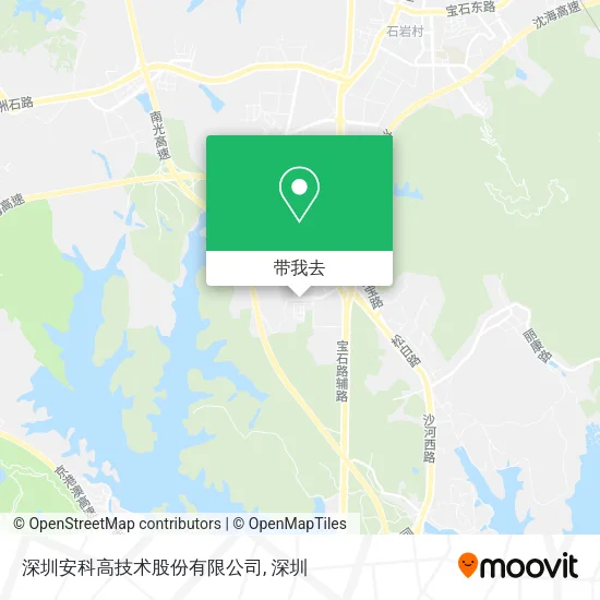 深圳安科高技术股份有限公司地图