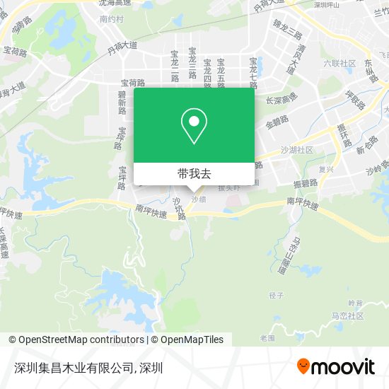 深圳集昌木业有限公司地图