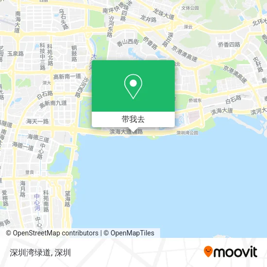 深圳湾绿道地图