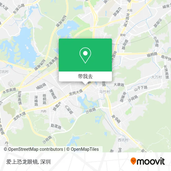 爱上恐龙眼镜地图