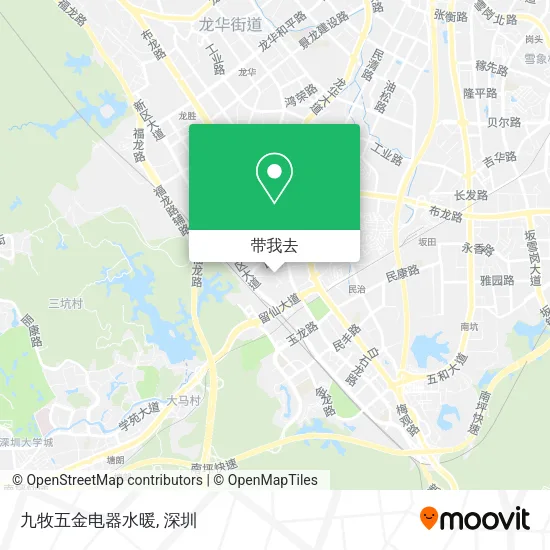 九牧五金电器水暖地图