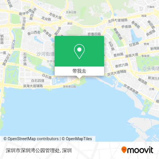 深圳市深圳湾公园管理处地图