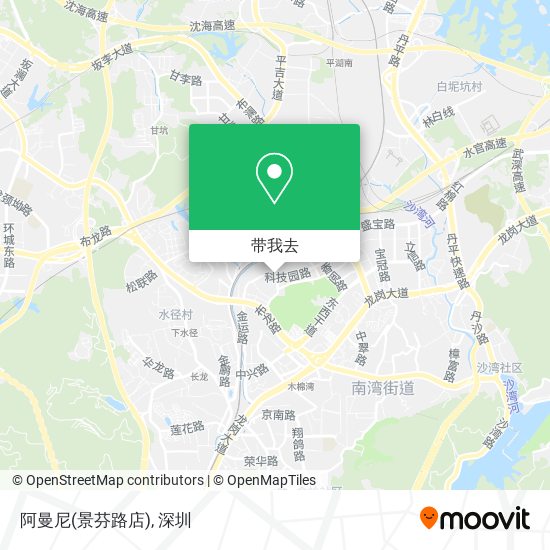 阿曼尼(景芬路店)地图