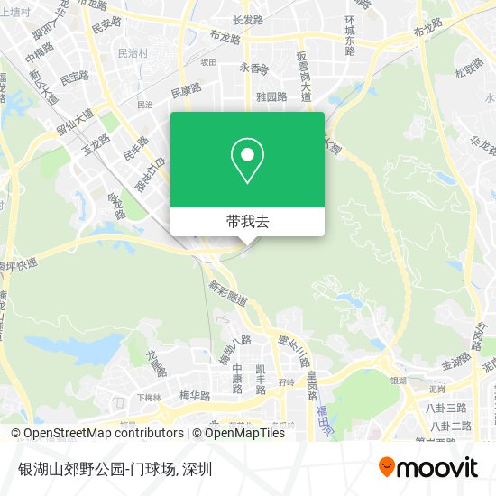 银湖山郊野公园-门球场地图