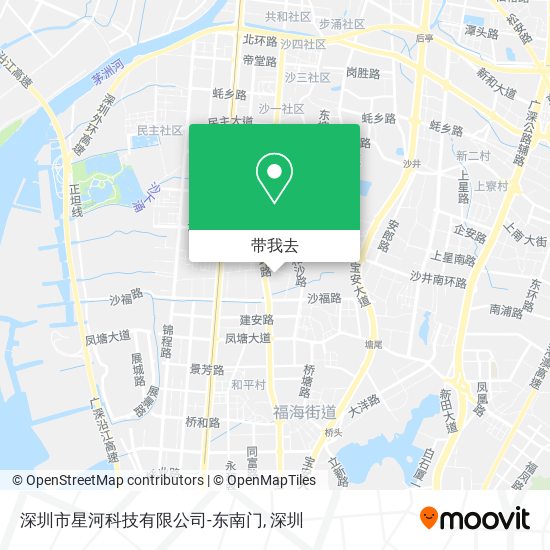 深圳市星河科技有限公司-东南门地图