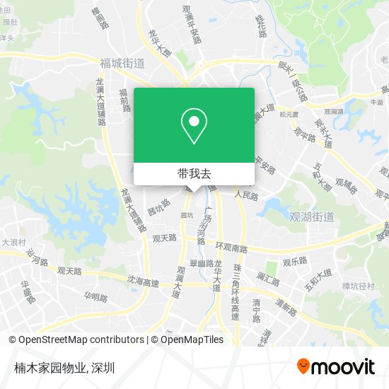 楠木家园物业地图