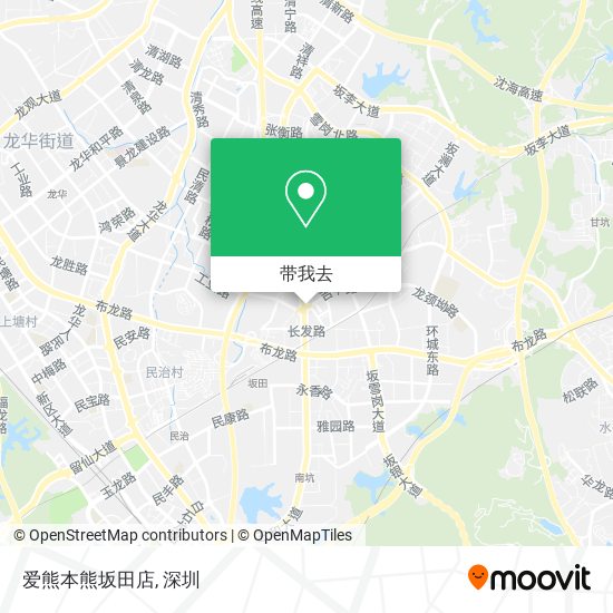 爱熊本熊坂田店地图