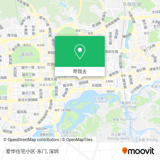爱华住宅小区-东门地图