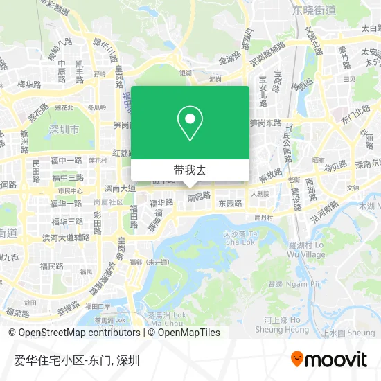 爱华住宅小区-东门地图
