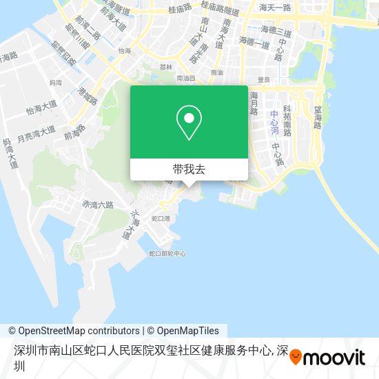 深圳市南山区蛇口人民医院双玺社区健康服务中心地图